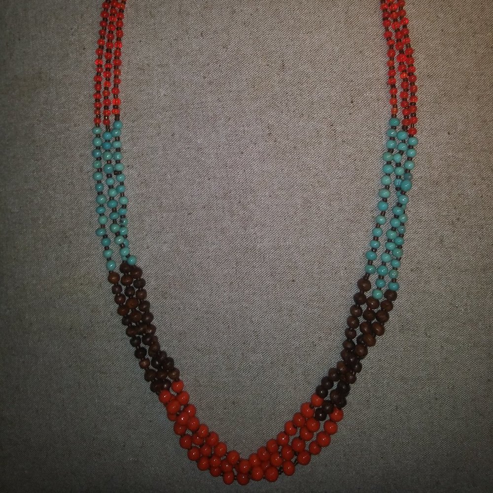 'Changing Seasons' Colorful Beaded Necklace